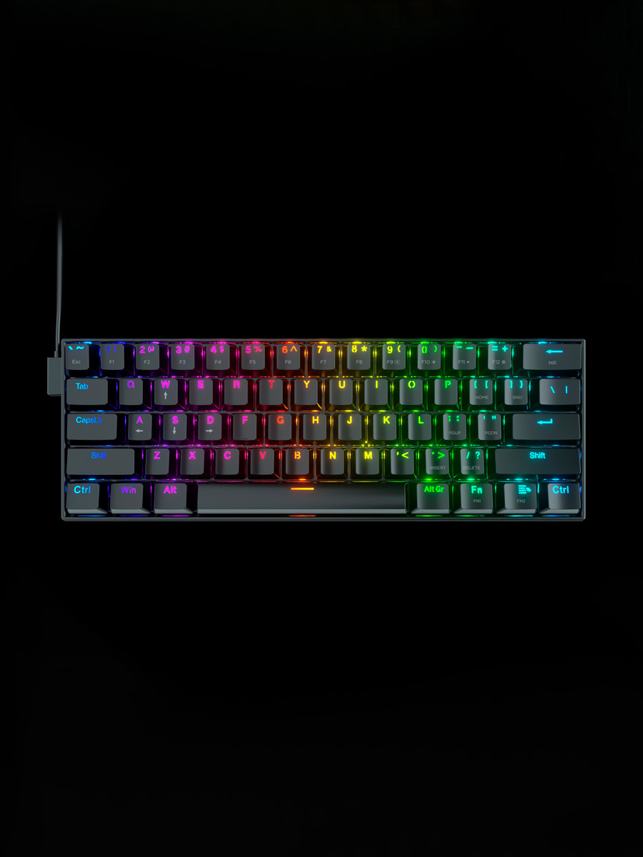 Teclado Gamer Mecánico Redragon Dragonborn K630/ Switch Rojo