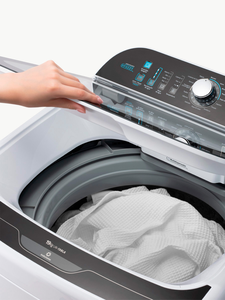 Lavadora Automática Indurama LRI-19BLA | Blanco