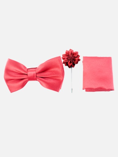 Set de corbatín + Prendedores + Pañuelo