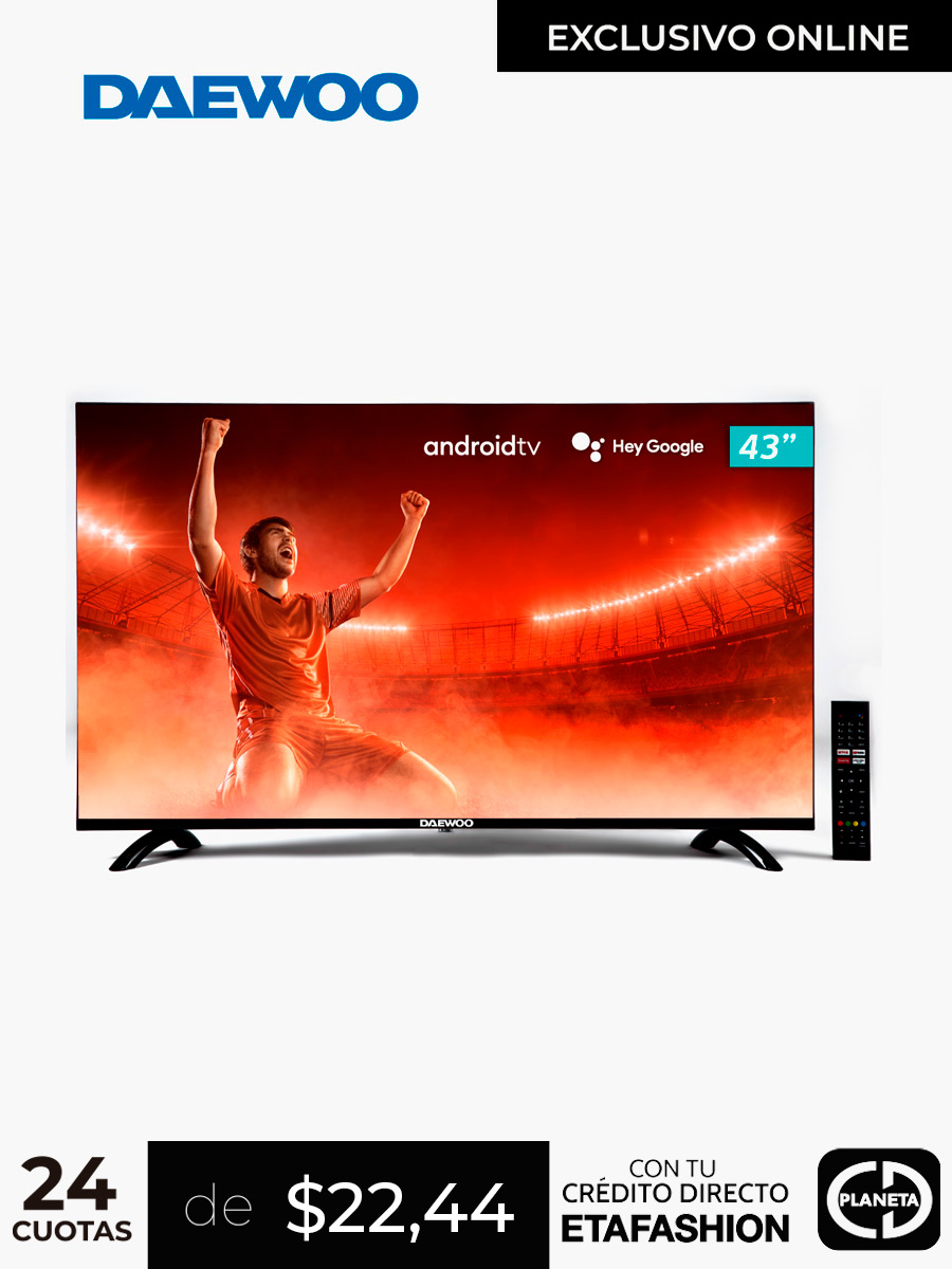 Smart TV 4K Daewoo 43"