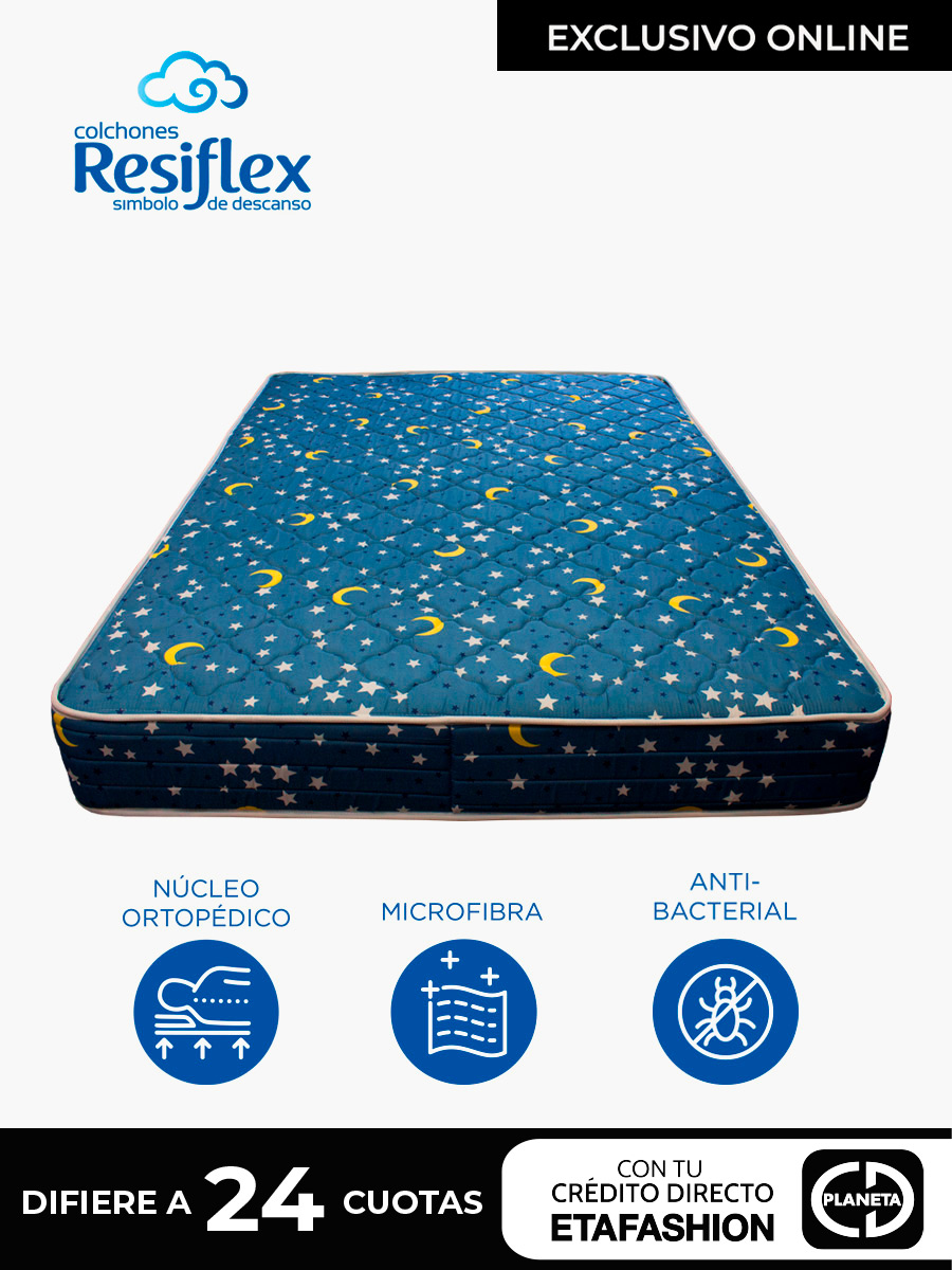 Colchón Resiflex 1 ¼ Plazas Premium