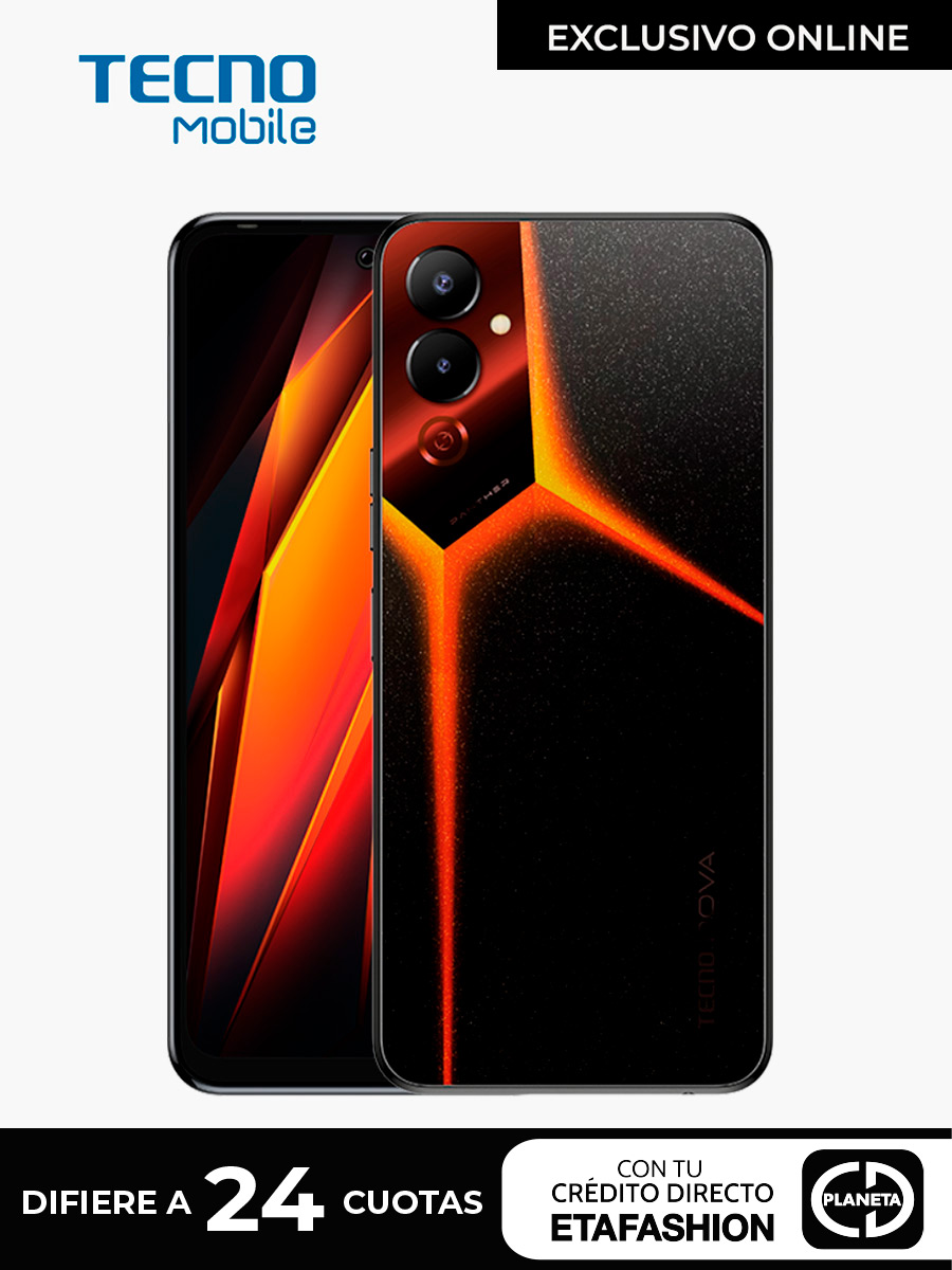 Celular Tecno POVA 4 - 256GB / Negro