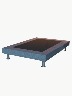 Base Paraíso 2 Plazas Microfibra | Gris