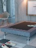 Base Paraíso 2 Plazas Microfibra | Gris