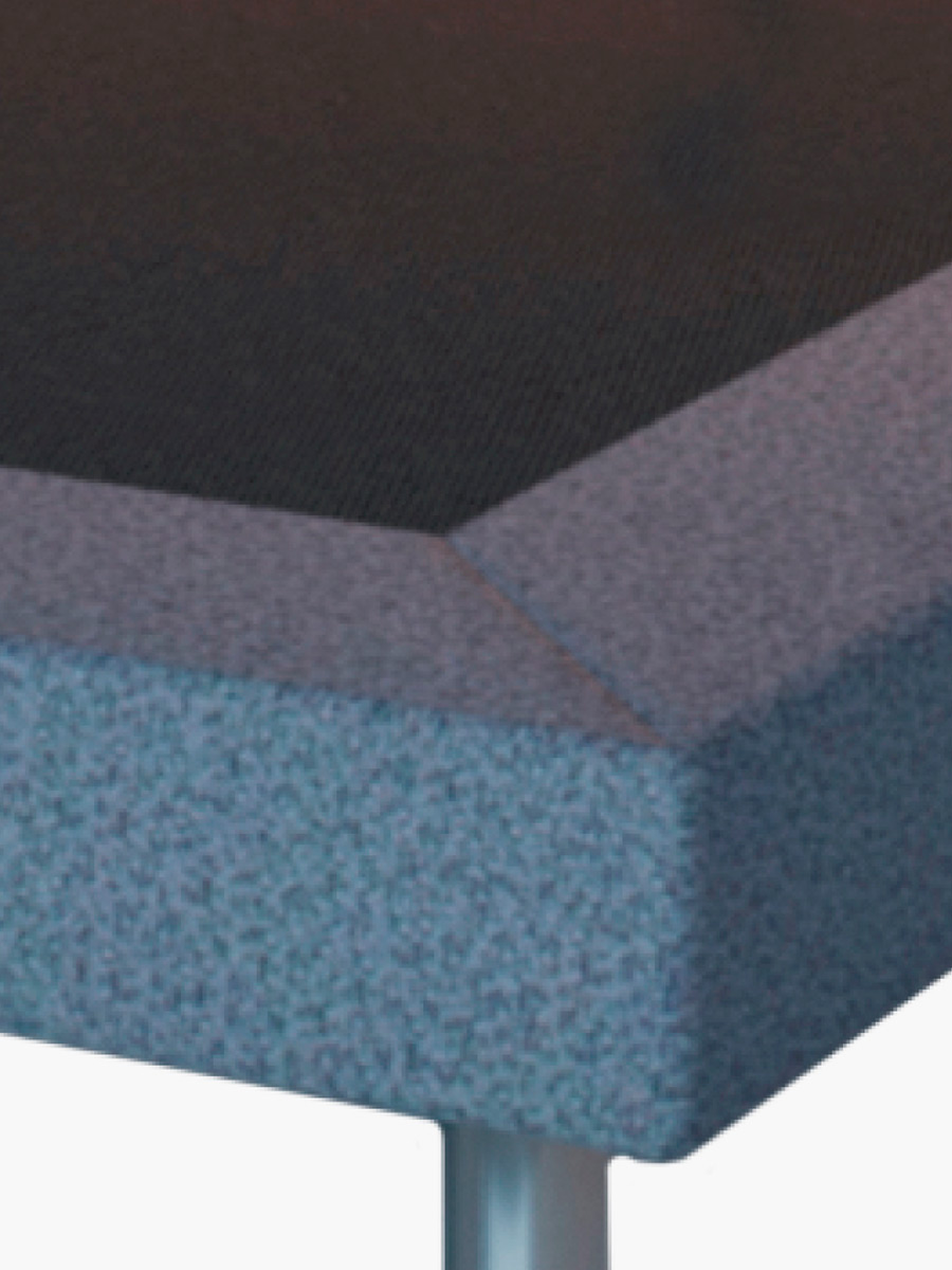 Base Paraíso 3 Plazas Microfibra - Gris