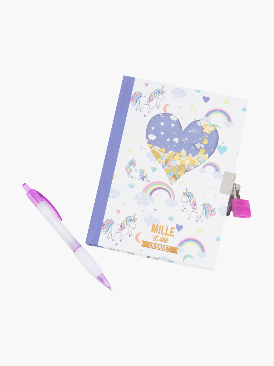 Diario Unicornio con bolígrafo