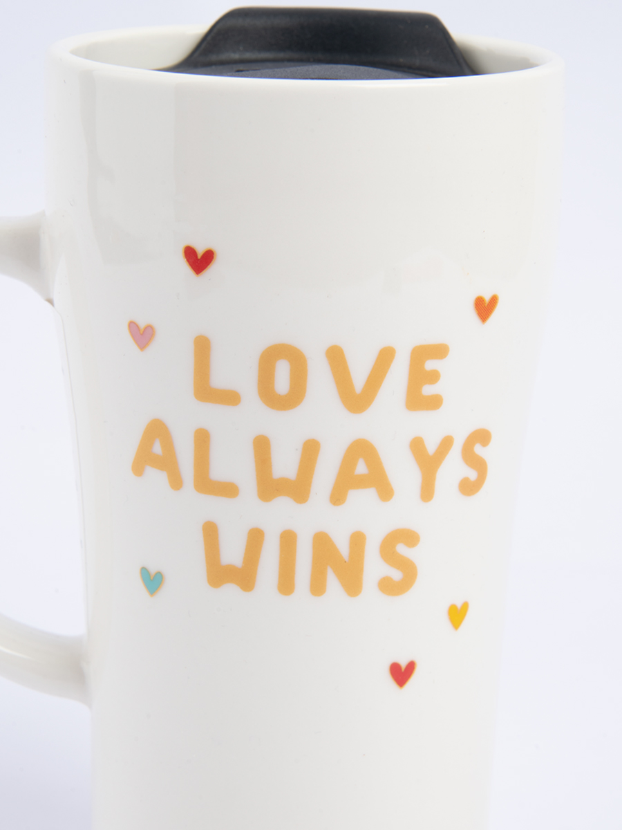Taza con tapa
