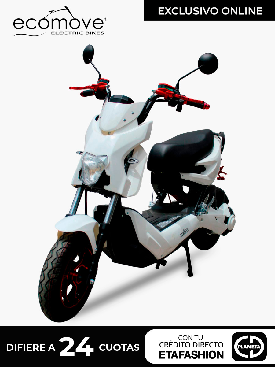 Moto Eléctrica Ecomove RML - Blanco