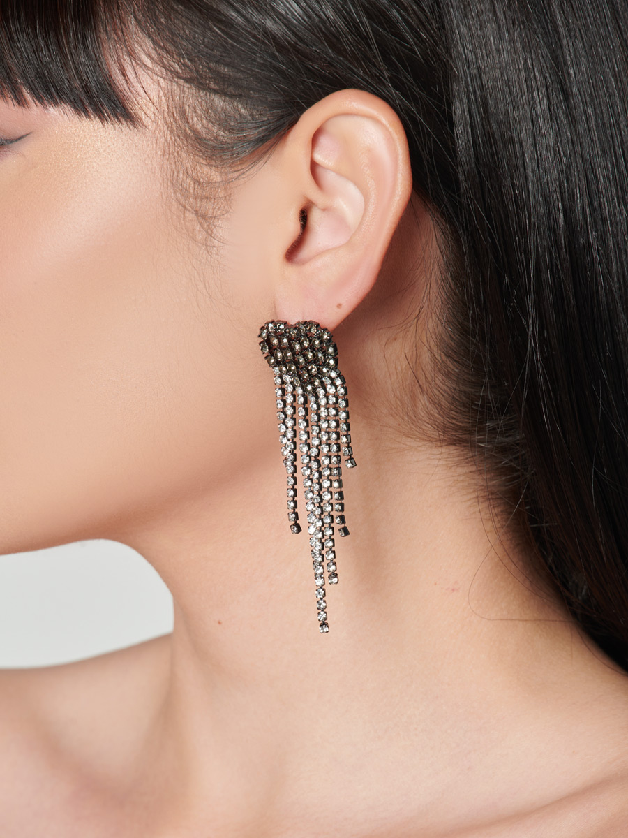 Aretes Cascada Corazón