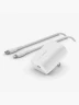Cargador de pared GaN 20W + Cable Lightning | Blanco