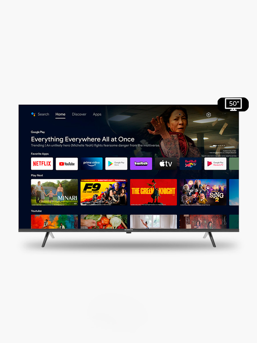 Combo Indurama Smart TV 50" + Smart Tv 32" Android 11