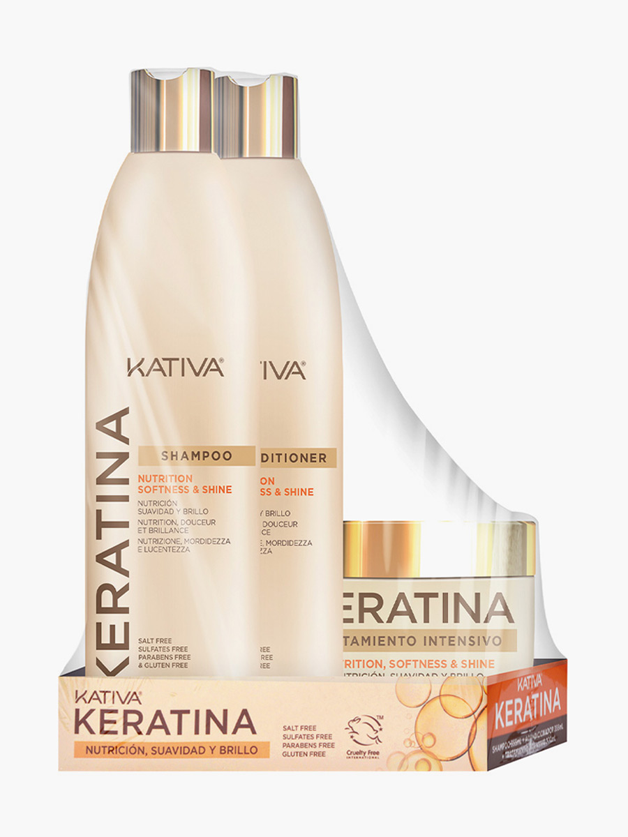 Kativa - Kativa Argan Oil Pack Shampoo + Acondicionador + Tratamiento