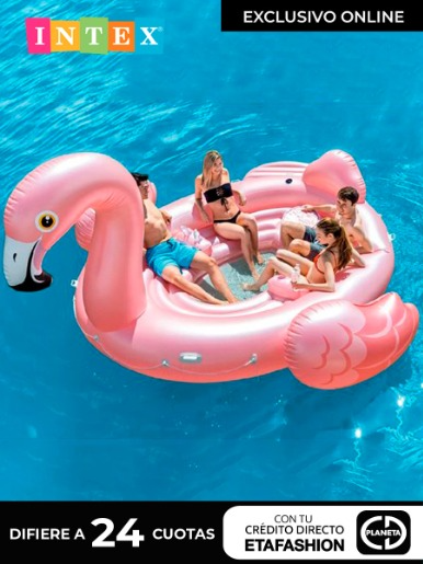 Isla Inflable Intex con asientos Diseño de <em class="search-results-highlight">Flamingo</em>