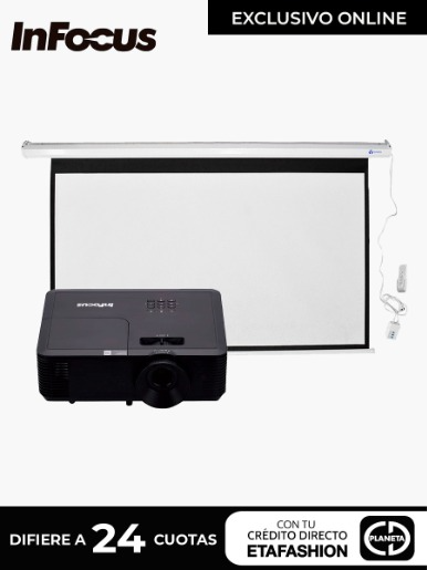 Combo <em class="search-results-highlight">Proyector</em> Infocus Genesis IN119A + Pantalla Terrax  80" SEE9801