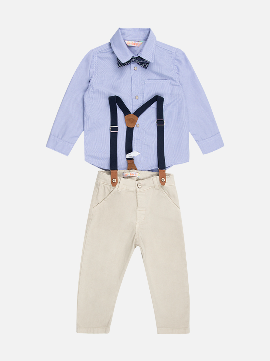 Conjunto Camisa + Pantalón + Tirantes