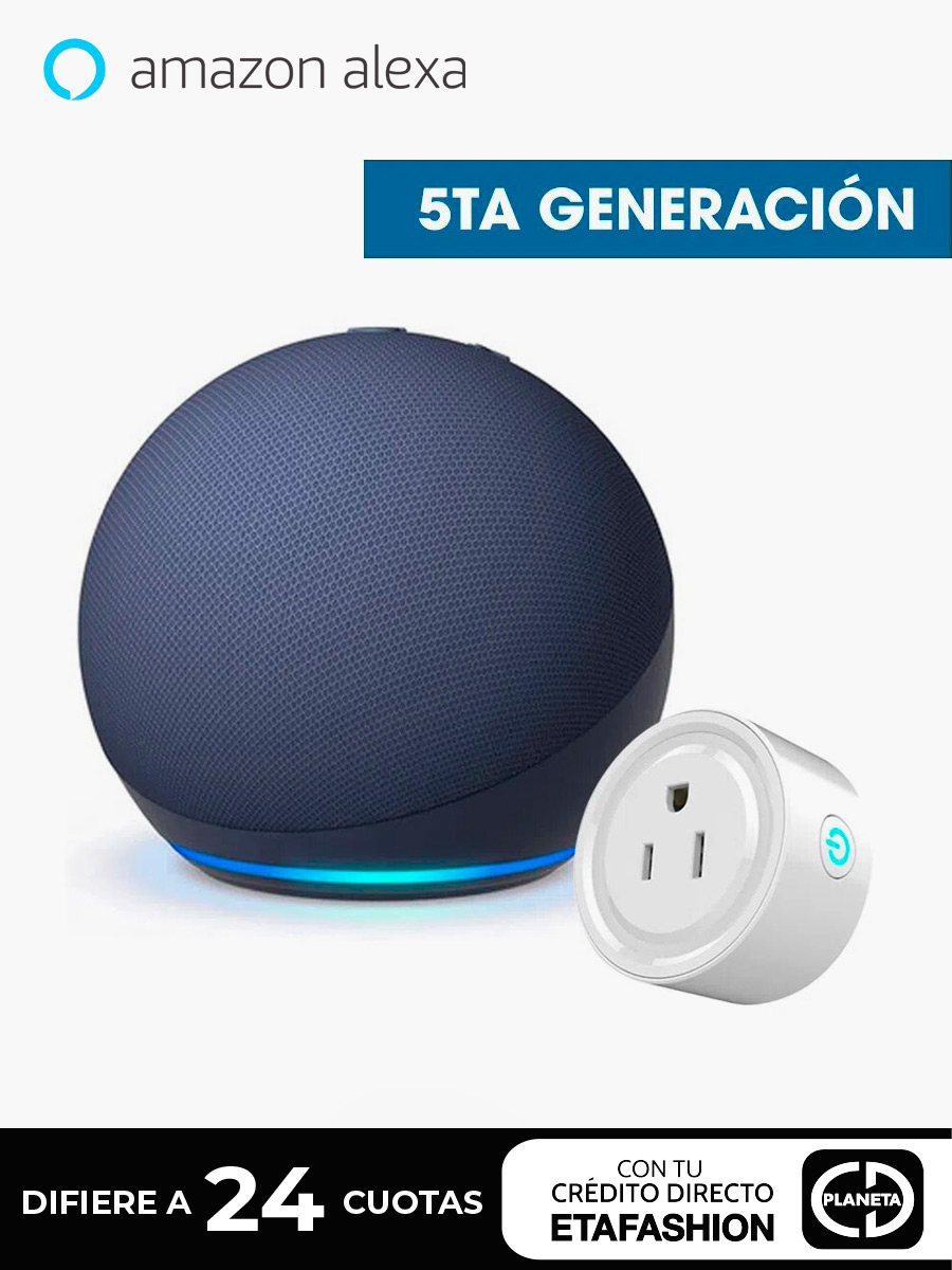 Alexa 5ta generación + enchufe inteligente
