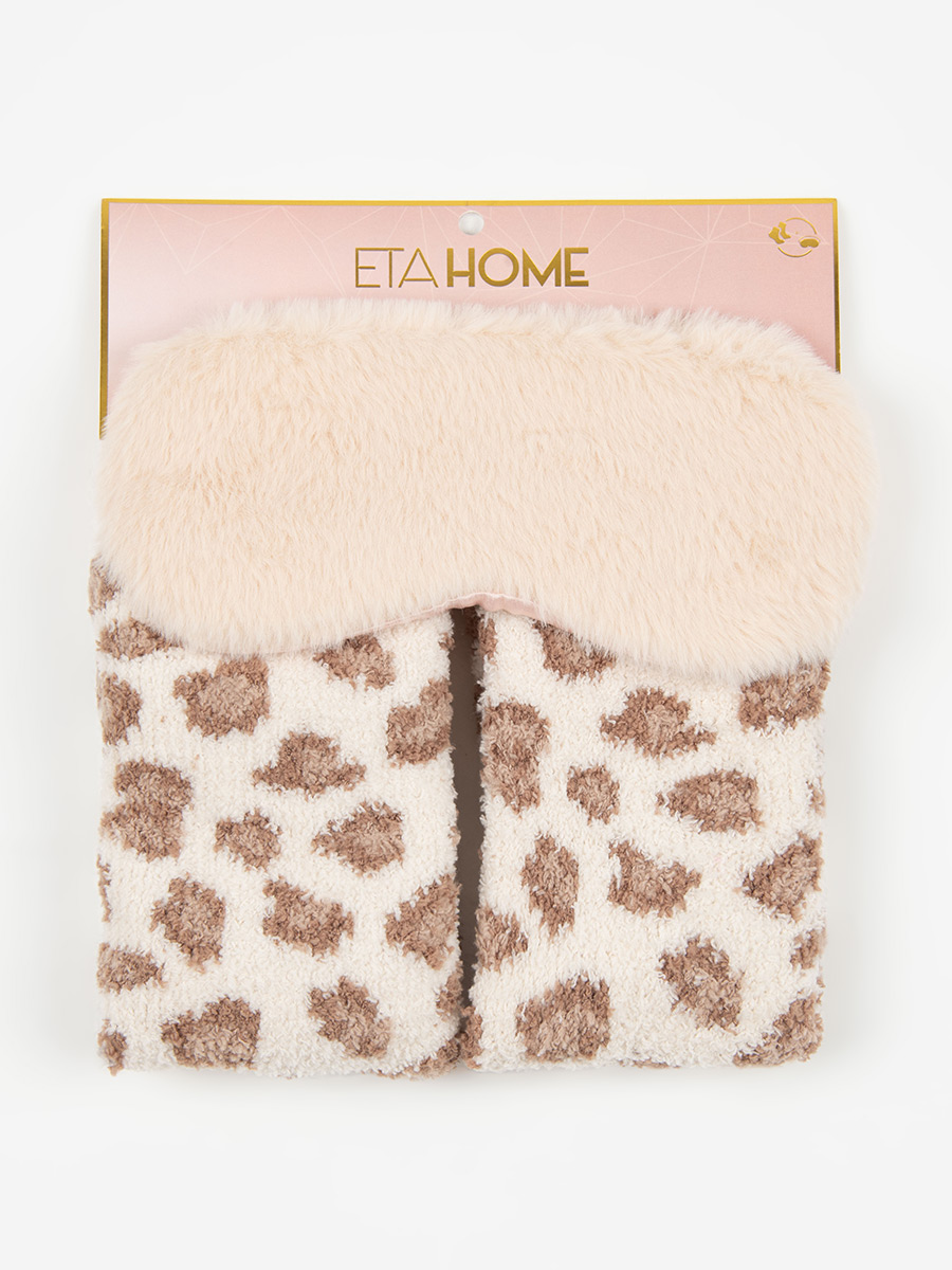 Set Animal Print Antifaz para dormir + Medias