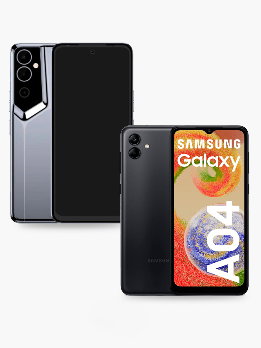 Combo Celular POVA NEO 2 - 128 GB + Celular Samsung A04 - 64 GB