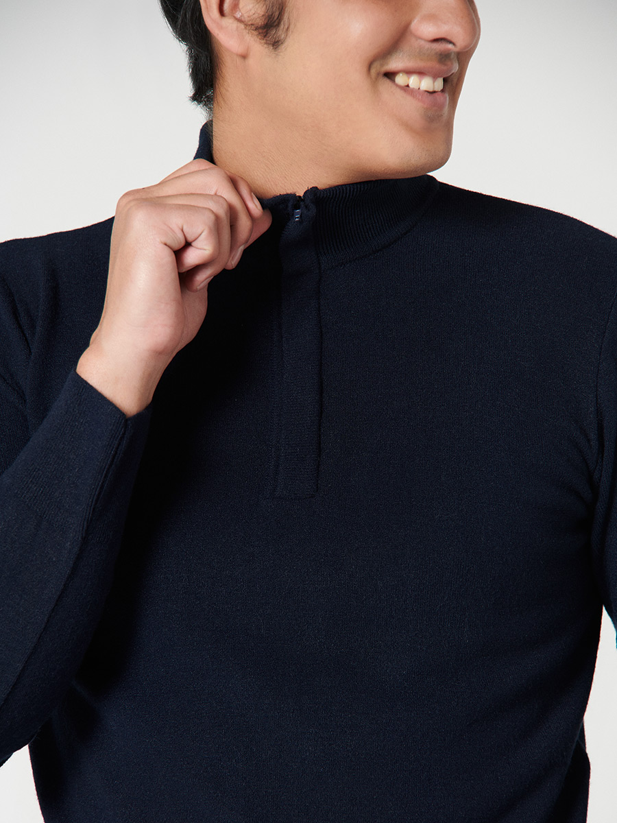 Sweater cierre medio - Etabasic