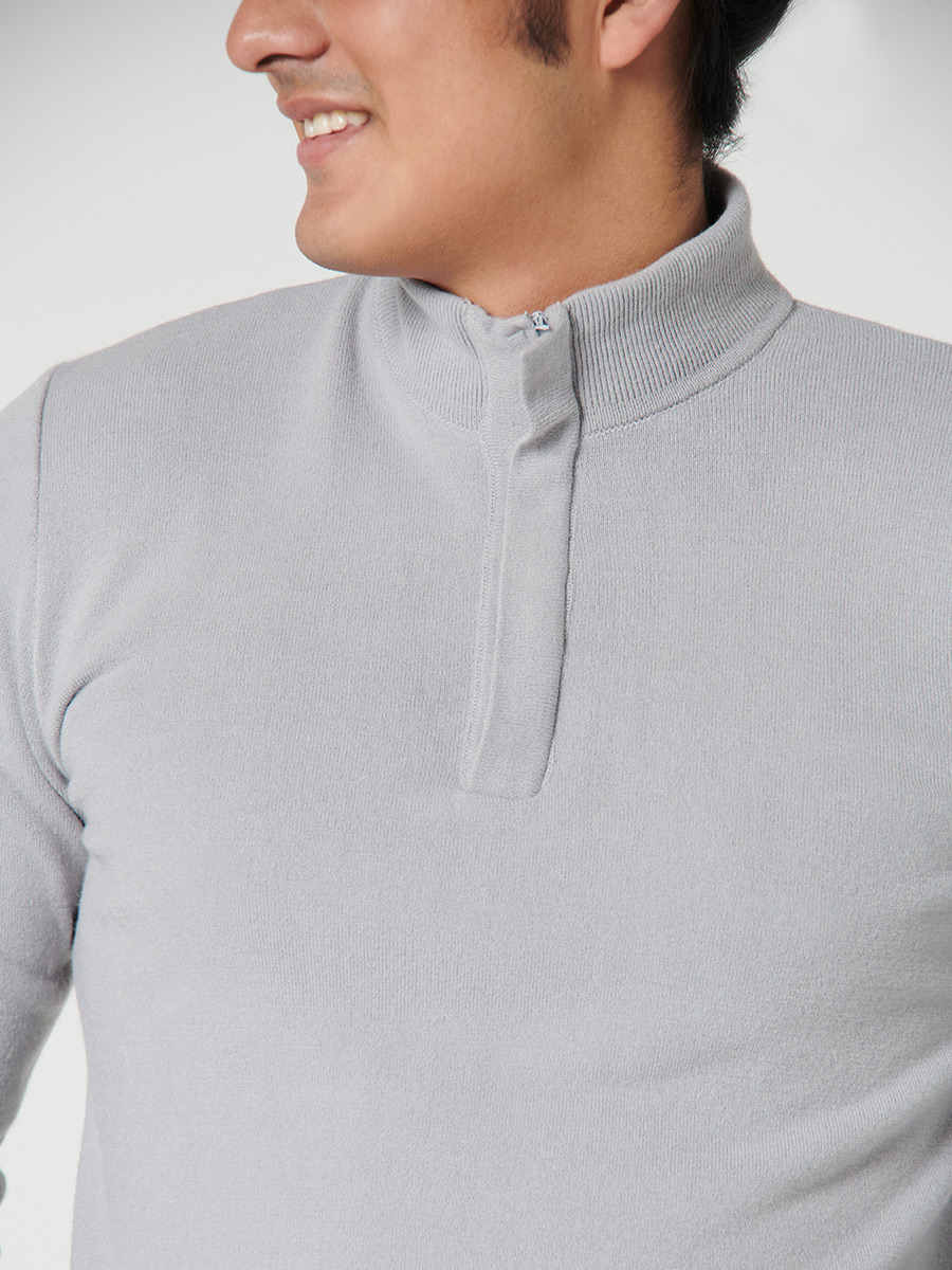 Sweater cierre medio - Etabasic
