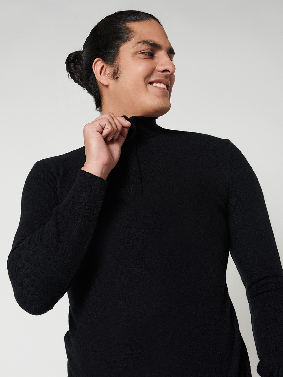 Sweater cierre medio - Etabasic
