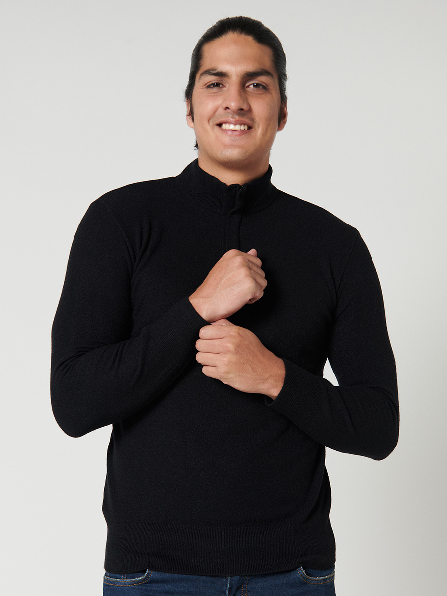 Sweater cierre medio - Etabasic