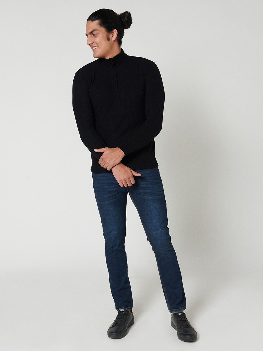 Sweater cierre medio - Etabasic