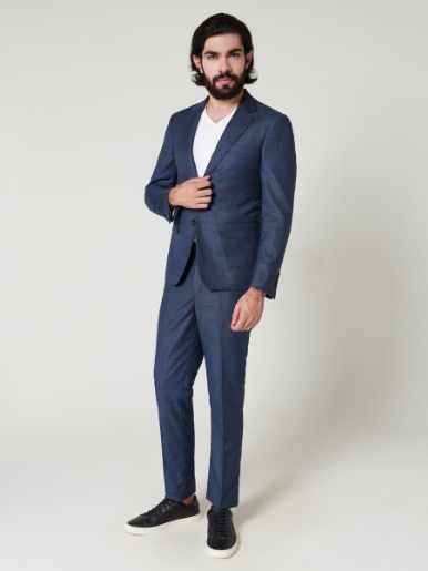Terno Slim a cuadros - Ejecutive