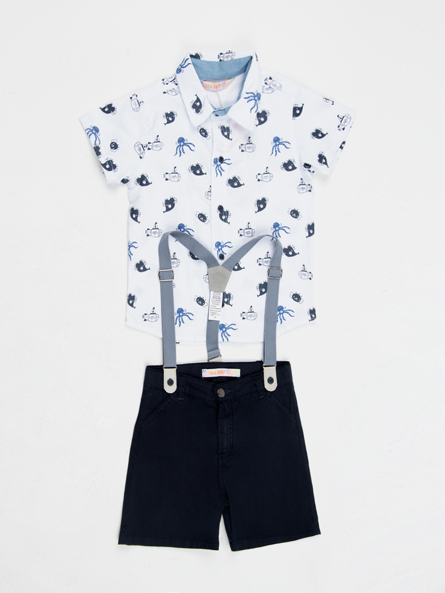 Conjunto Camisa + Short + Tirantes