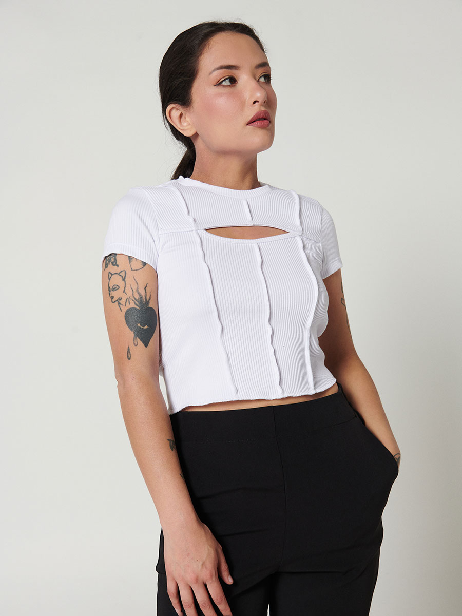 Camiseta con abertura - Taxi