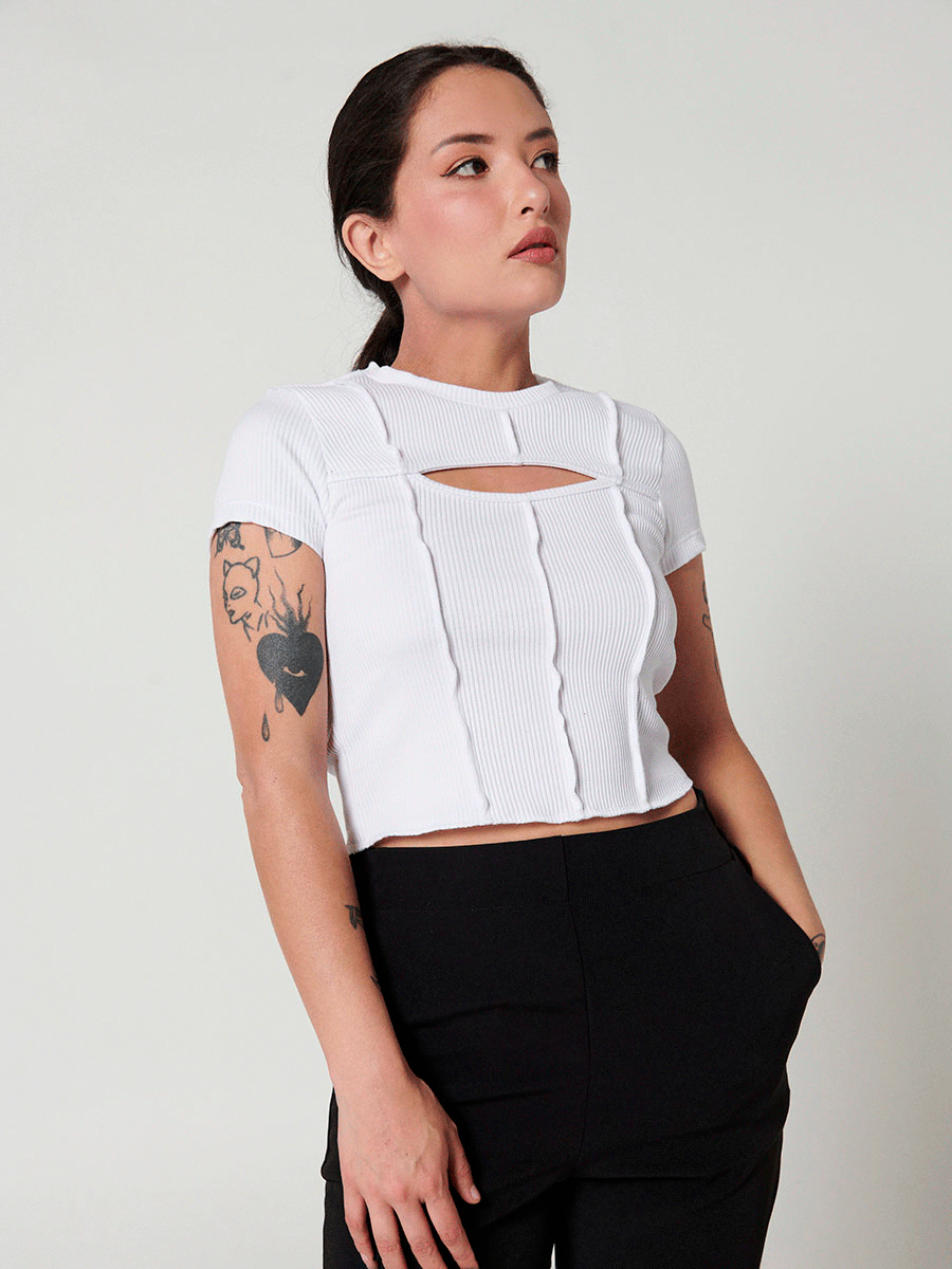 Camiseta con abertura - Taxi