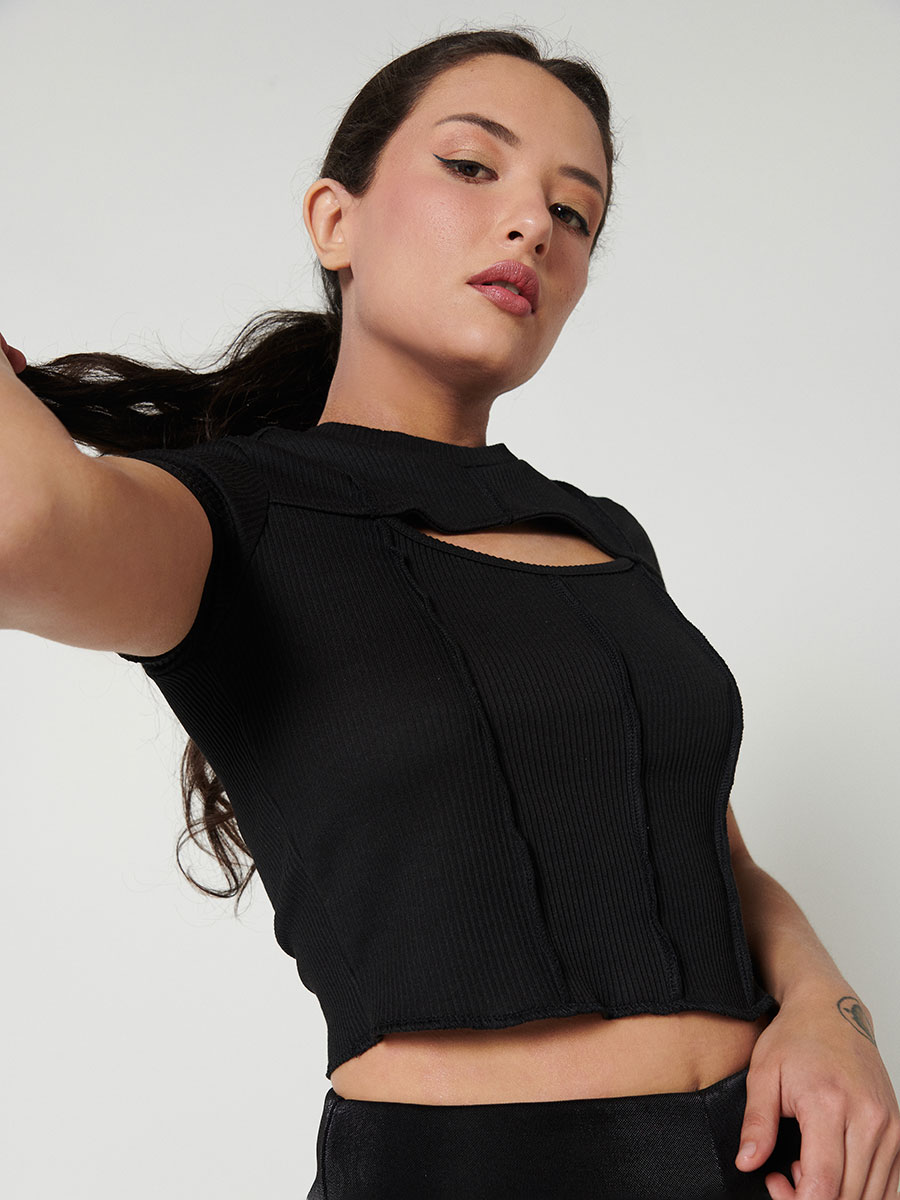 Camiseta con abertura - Taxi