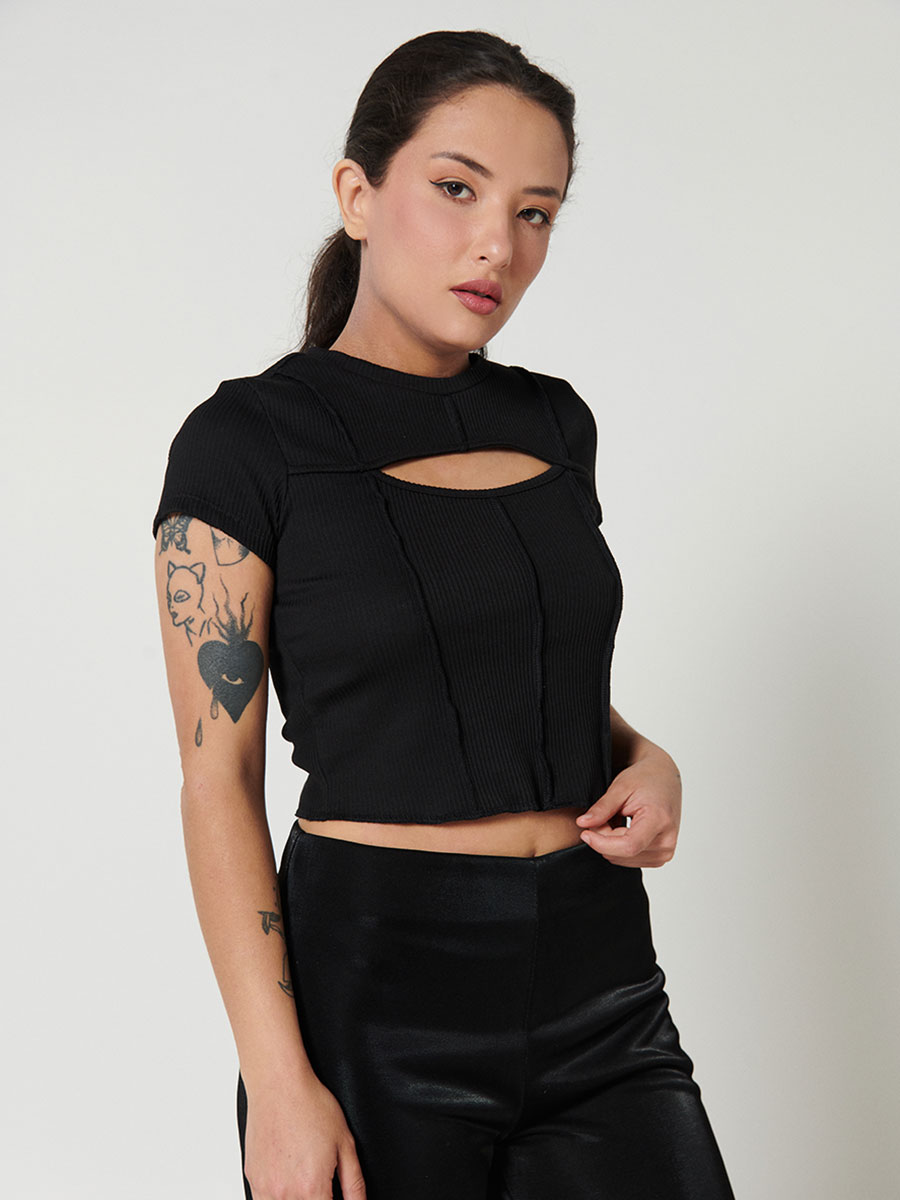 Camiseta con abertura - Taxi