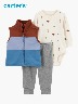 Set 3 piezas Chaleco + Body + Pantalón - Carter´s
