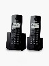 Teléfono Digital Inalámbrico Panasonic KX-TGB112LAB - 2 Auriculares / Negro