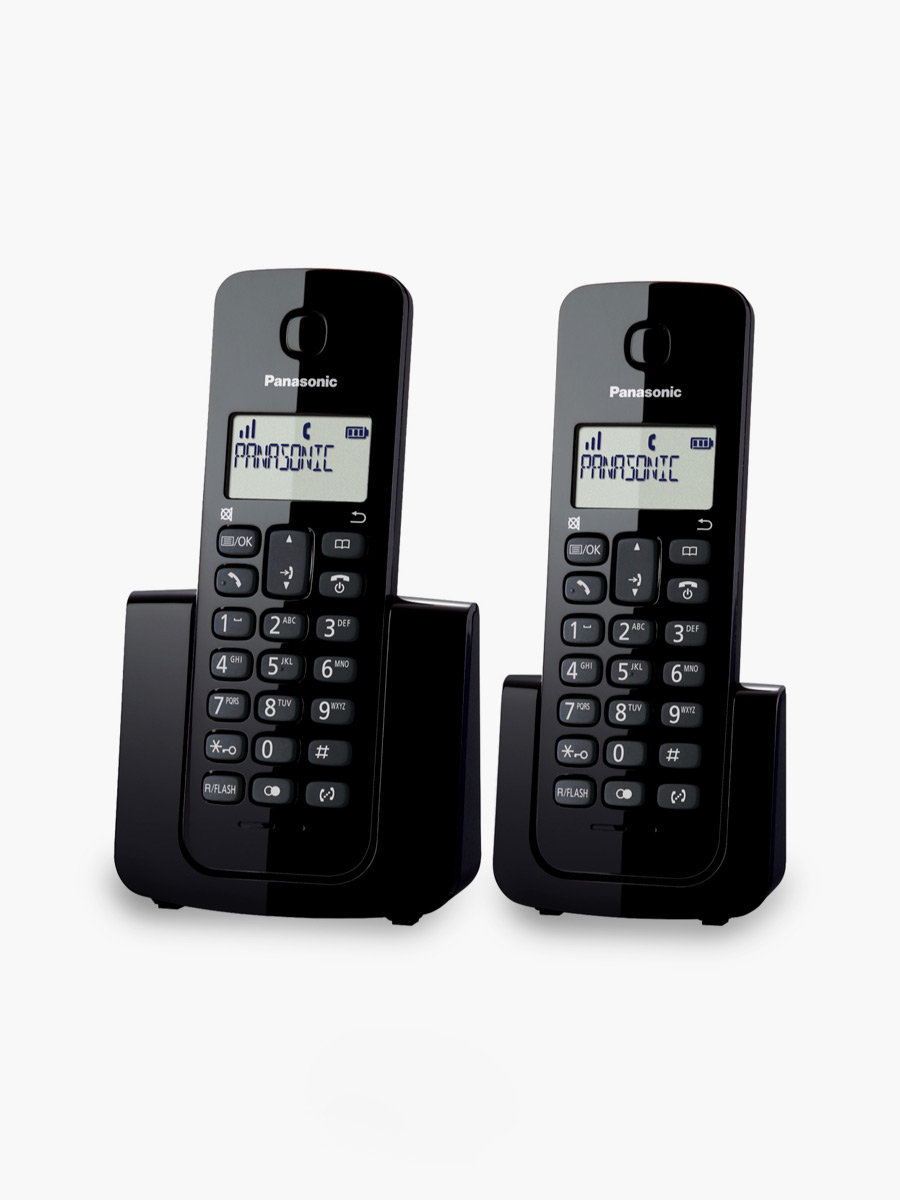 Teléfono Digital Inalámbrico Panasonic KX-TGB112LAB - 2 Auriculares / Negro