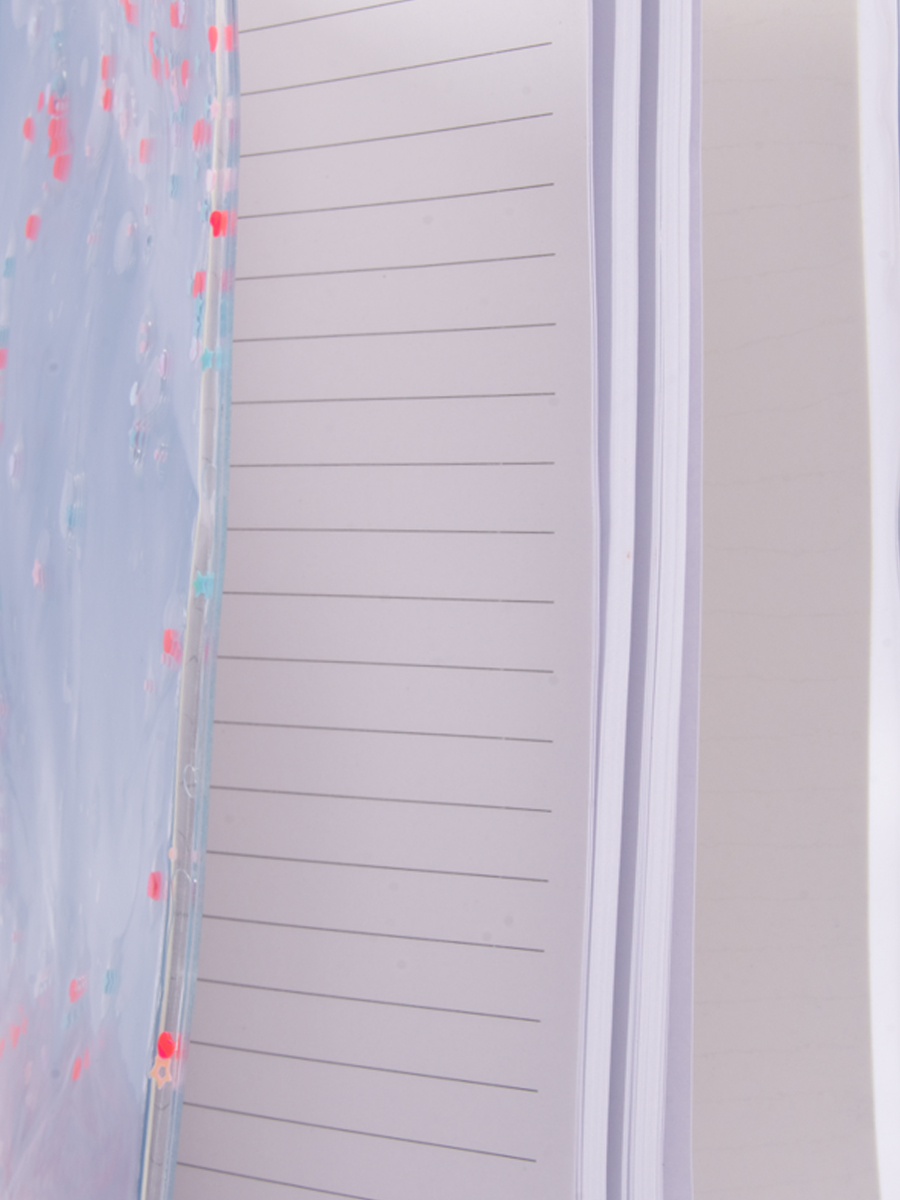 Libreta con glitter