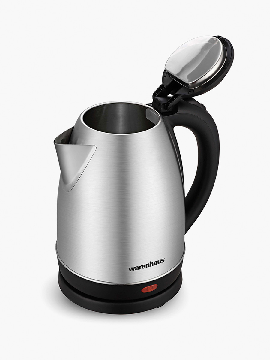 Hervidor de Agua Eléctrico Warenhaus Acero Inox / 1.8 Lts