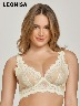 Leonisa - Brasier tipo bralette en encaje y transparencias