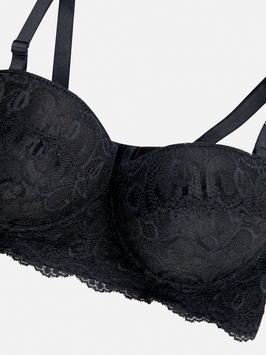 Leonisa - Brasier balconet de realce alto en encaje con máximo cubrimiento de espalda Special Fit