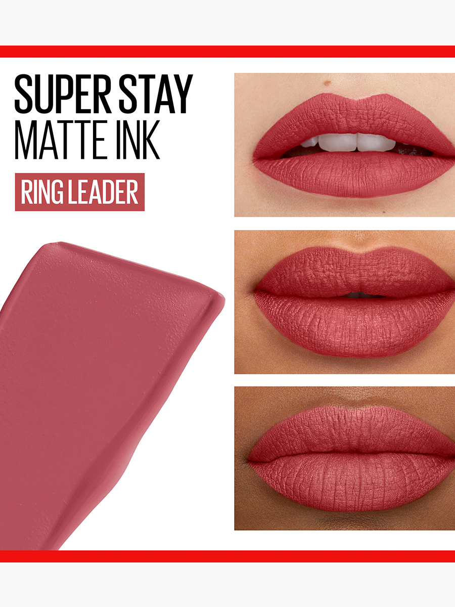 Labial Líquido Maybelline NY Matte Ink Ring Leader #175
