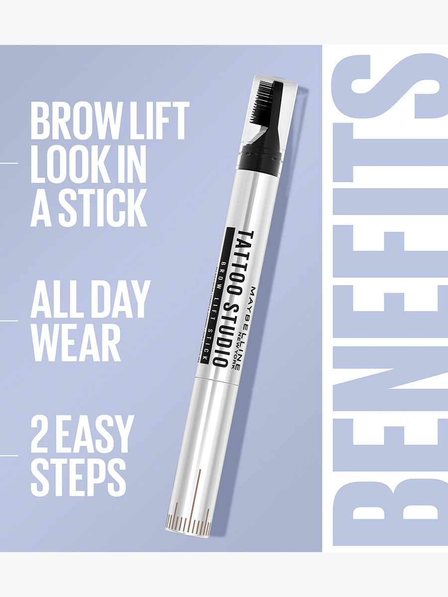 Gel Para Cejas Maybelline NY Tattoo Brow Lift Deep Brown