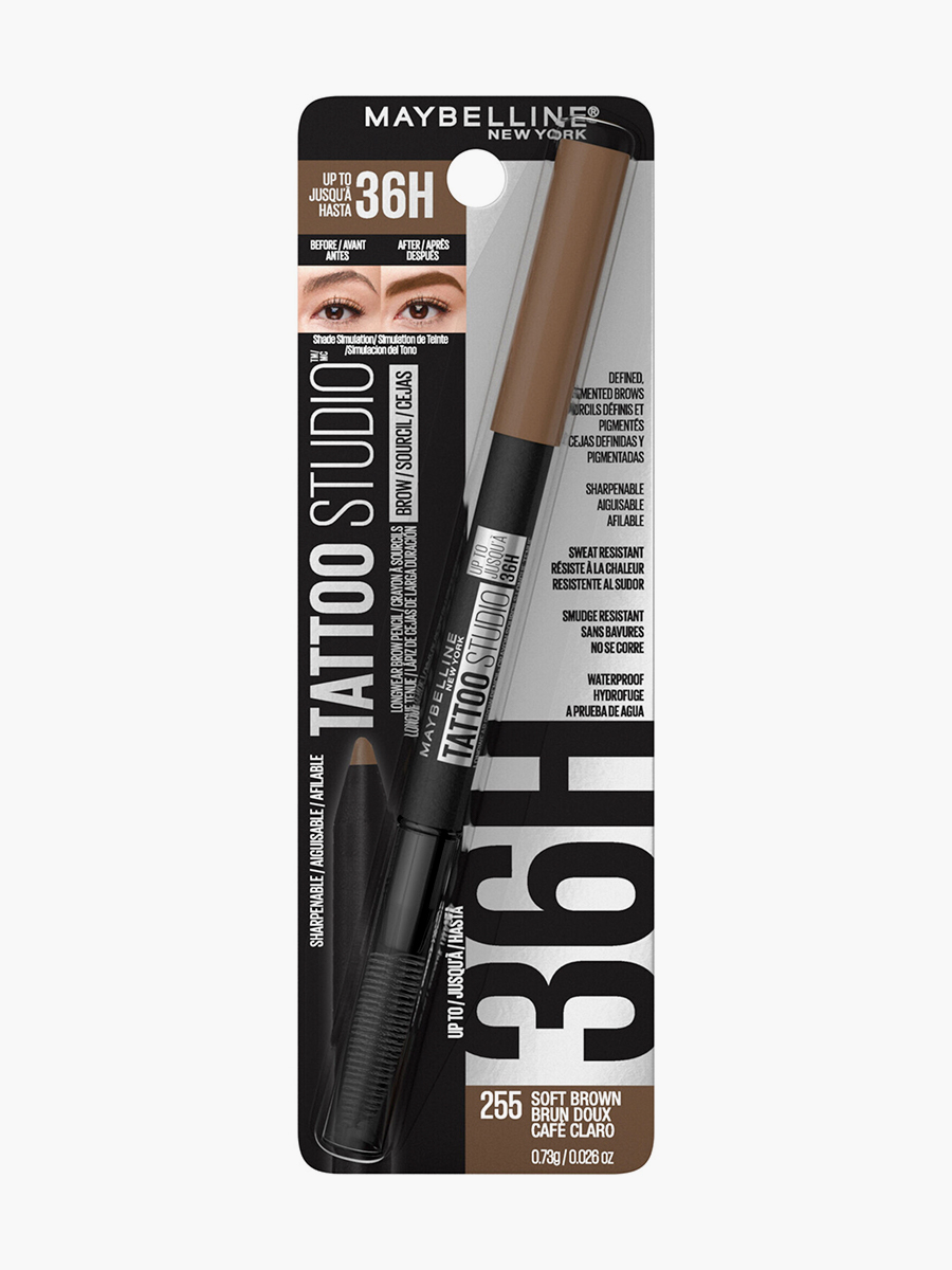 Lápiz de Cejas Maybelline NY Tattoo Studio Deep Brown