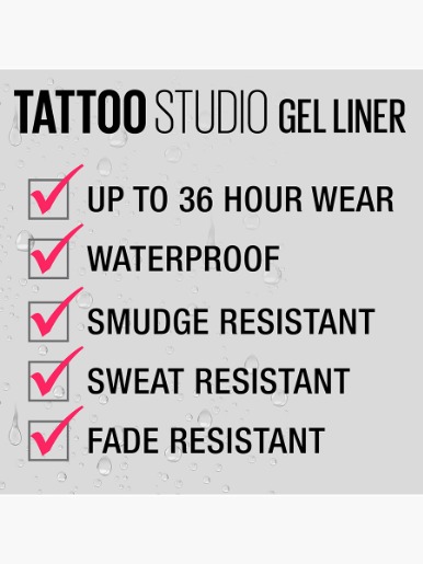 Delineador Para Ojos Maybelline NY Tattoo Studio Intense Charcoal