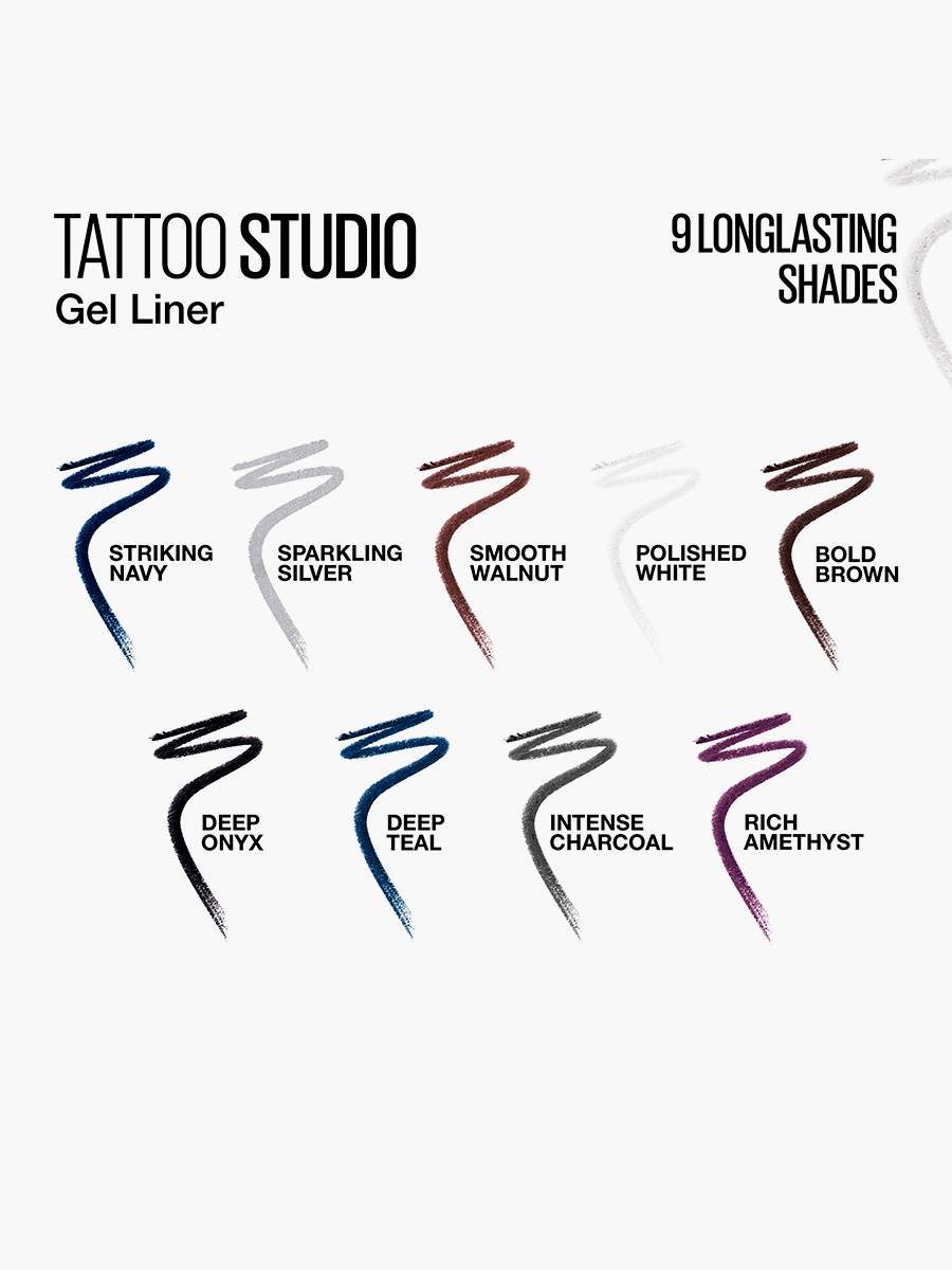 Delineador Para Ojos Maybelline NY Tattoo Studio Deep Onyx
