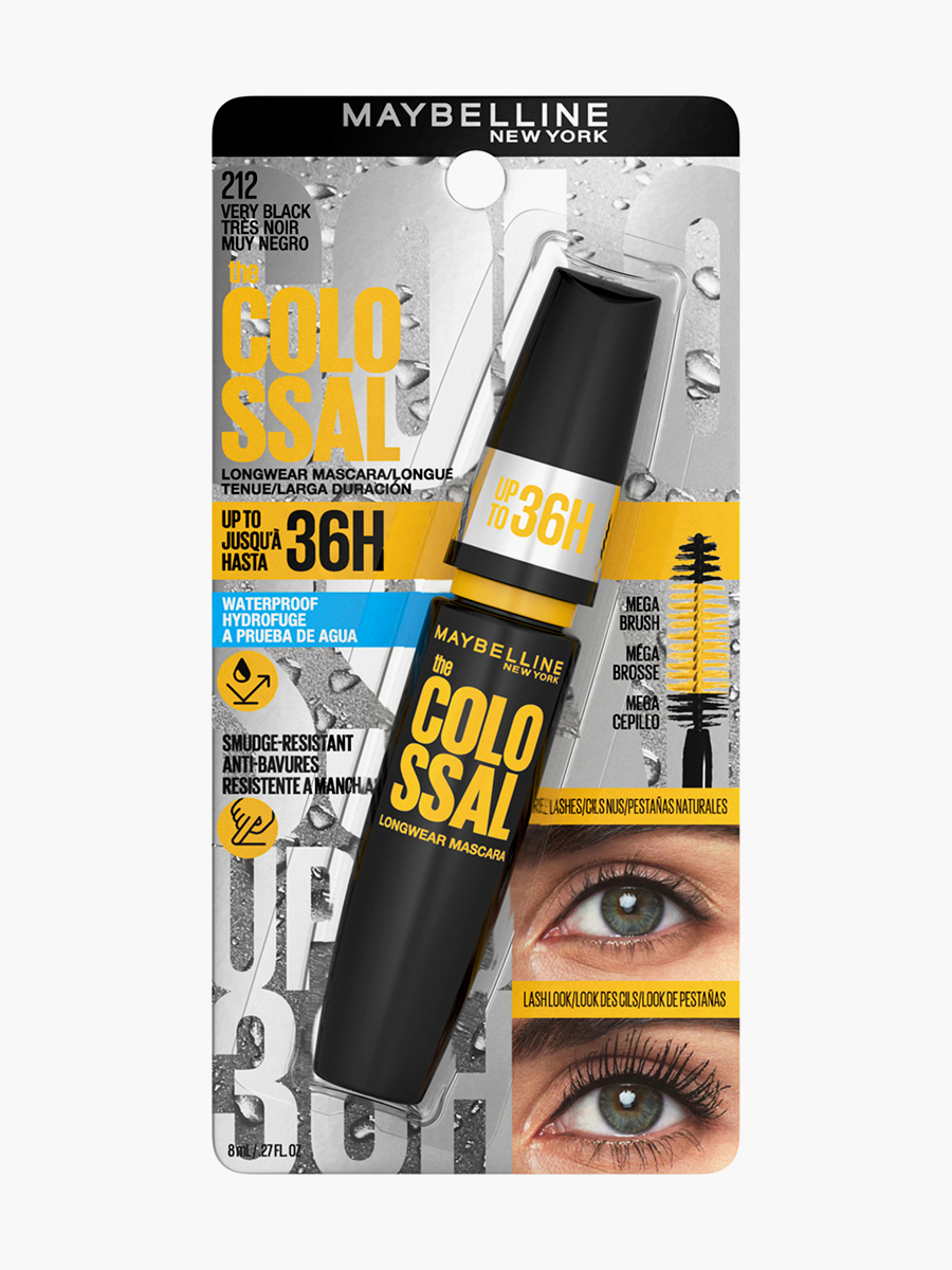 Rimel Maybelline NY The Colossal 36H Larga Duración a Prueba de Agua