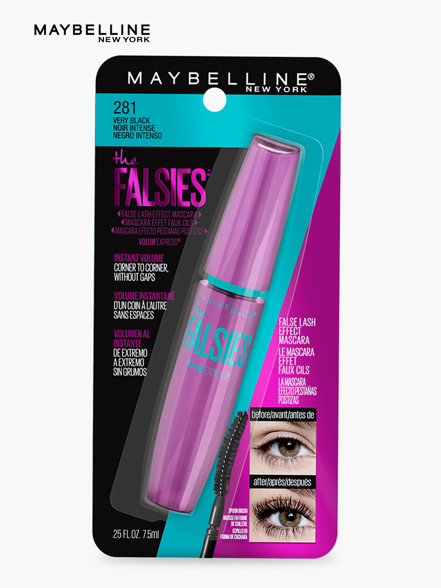 Rimel Maybelline NY The Falsies Lavable Very Black