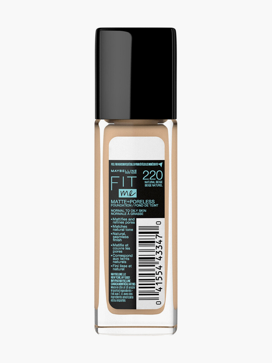 Base Líquida Maybelline NY Fit Me Matte & Poreless Natural Beige #220