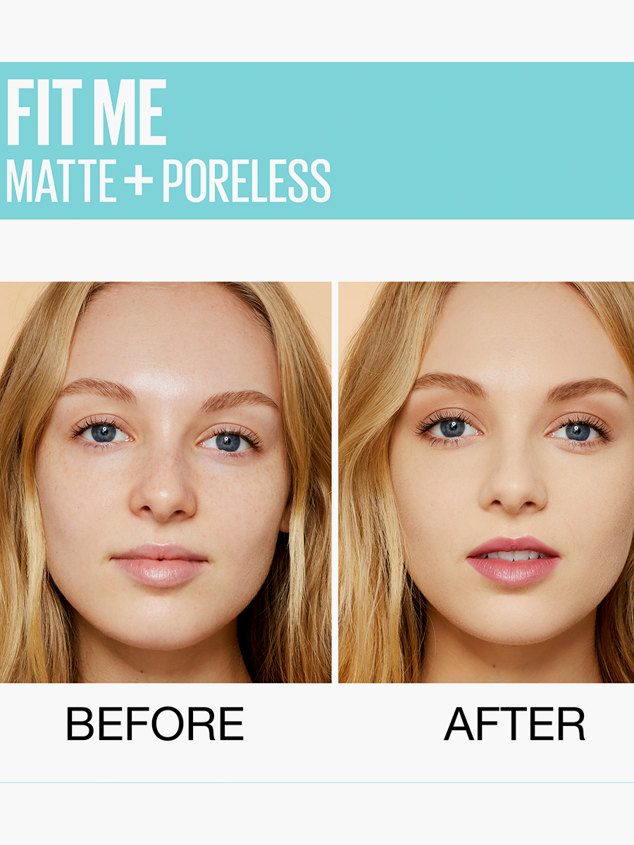 Base Líquida Maybelline NY Fit Me Matte & Poreless Nude Beige #125