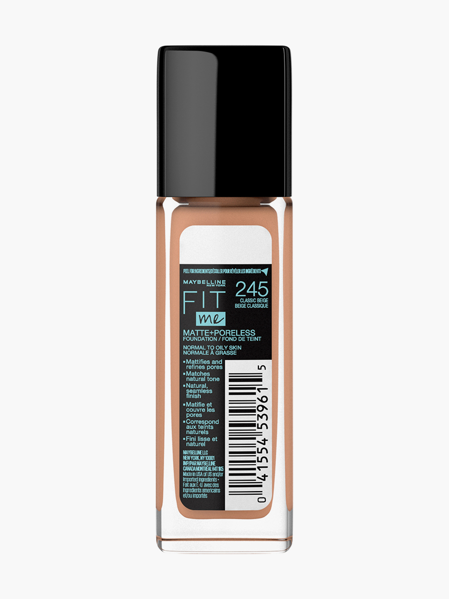 Base de Maquillaje Maybelline NY Fit Me Matte & Poreles Classic Beige # 245